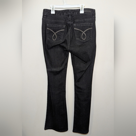 Calvin Klein Black Ultimate Bootcut Jeans with Stretch Women's Size 8 / 29 - Picture 2 of 5